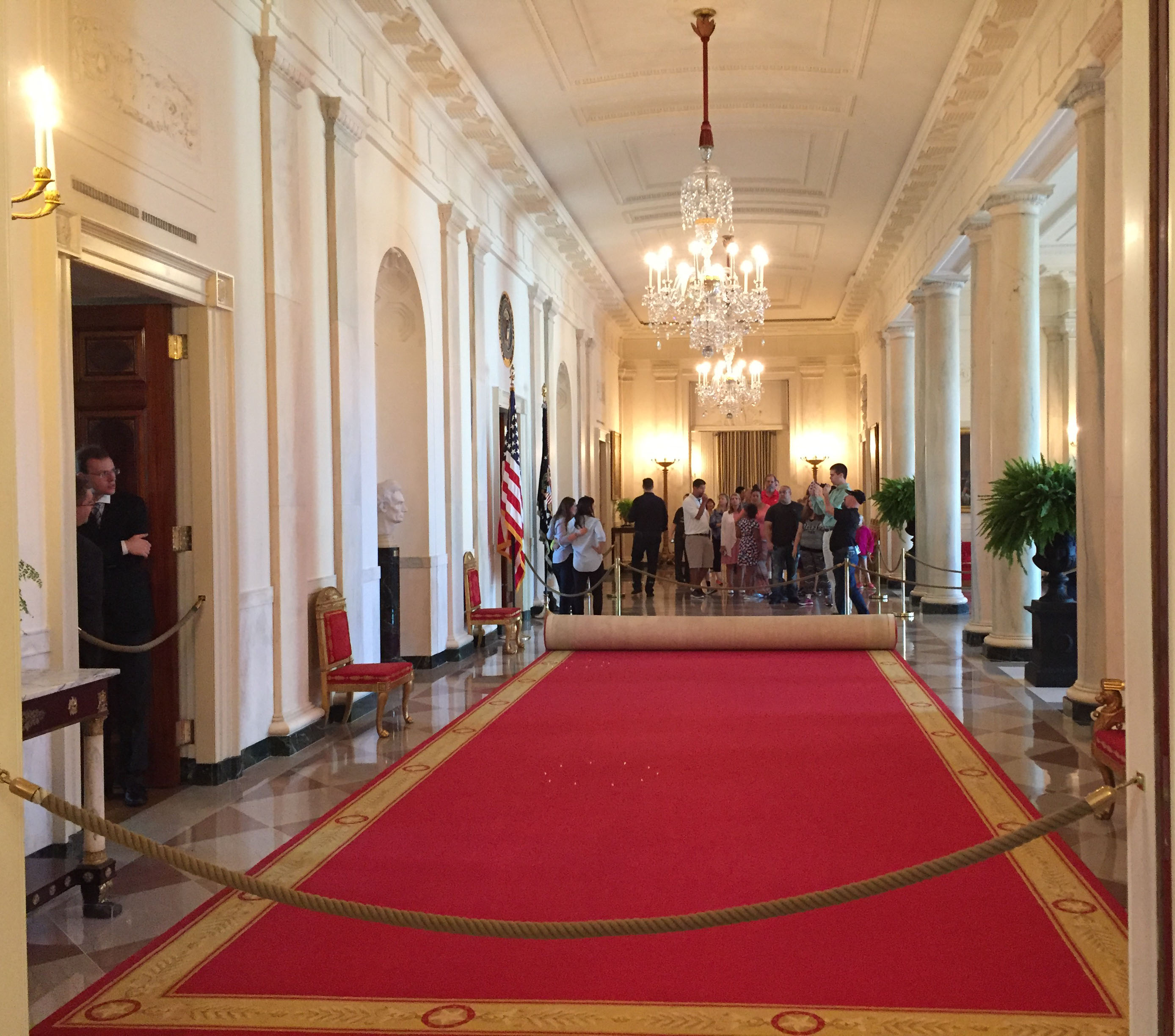 a tour in the white house