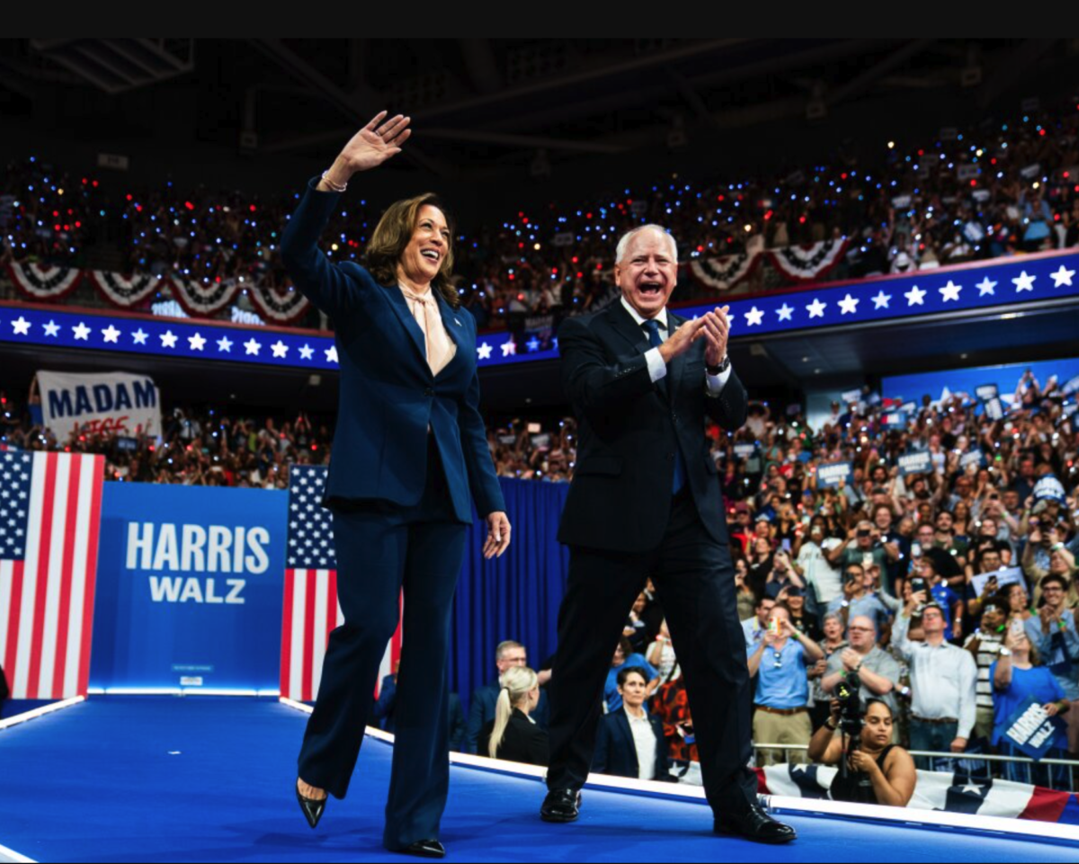 Kamala Harris Tim Walz phlly3c 1200x961 - On the Eve of the Democratic Convention in Chicago, New Polls Show Harris Leading Trump in Key Swing States