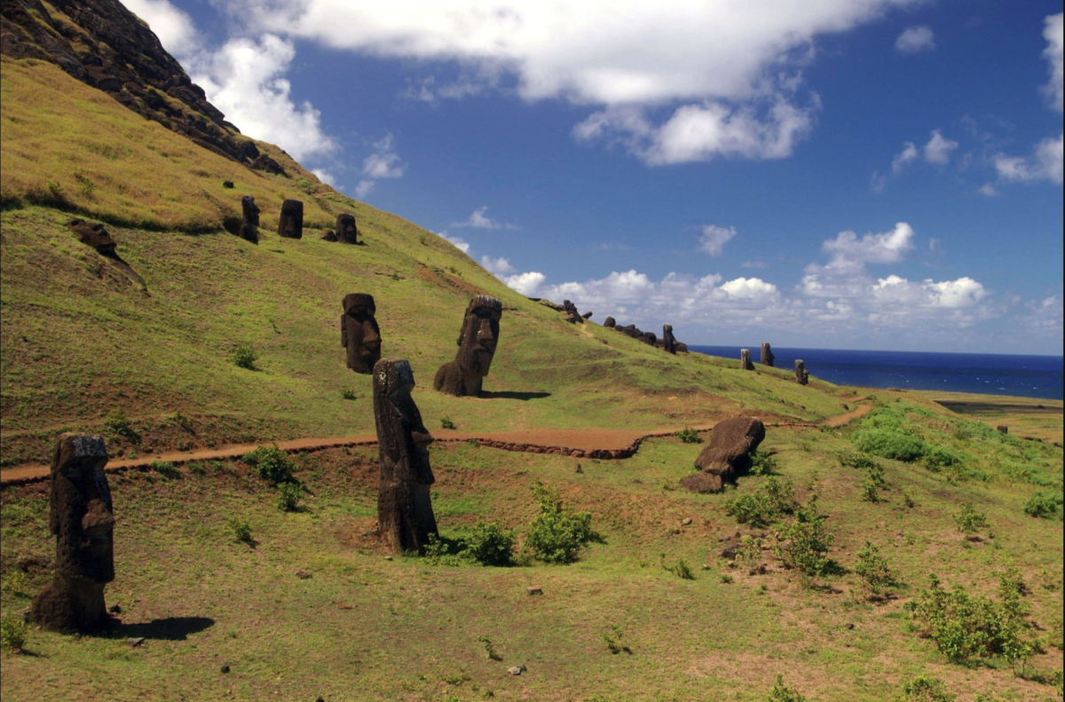 Rano Raraku volcano 1200x791 - World Traveler Tab Gilbert of Birmingham, Alabama, Makes it to Easter Island